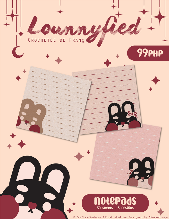 Bunbun Sibbies Notepads